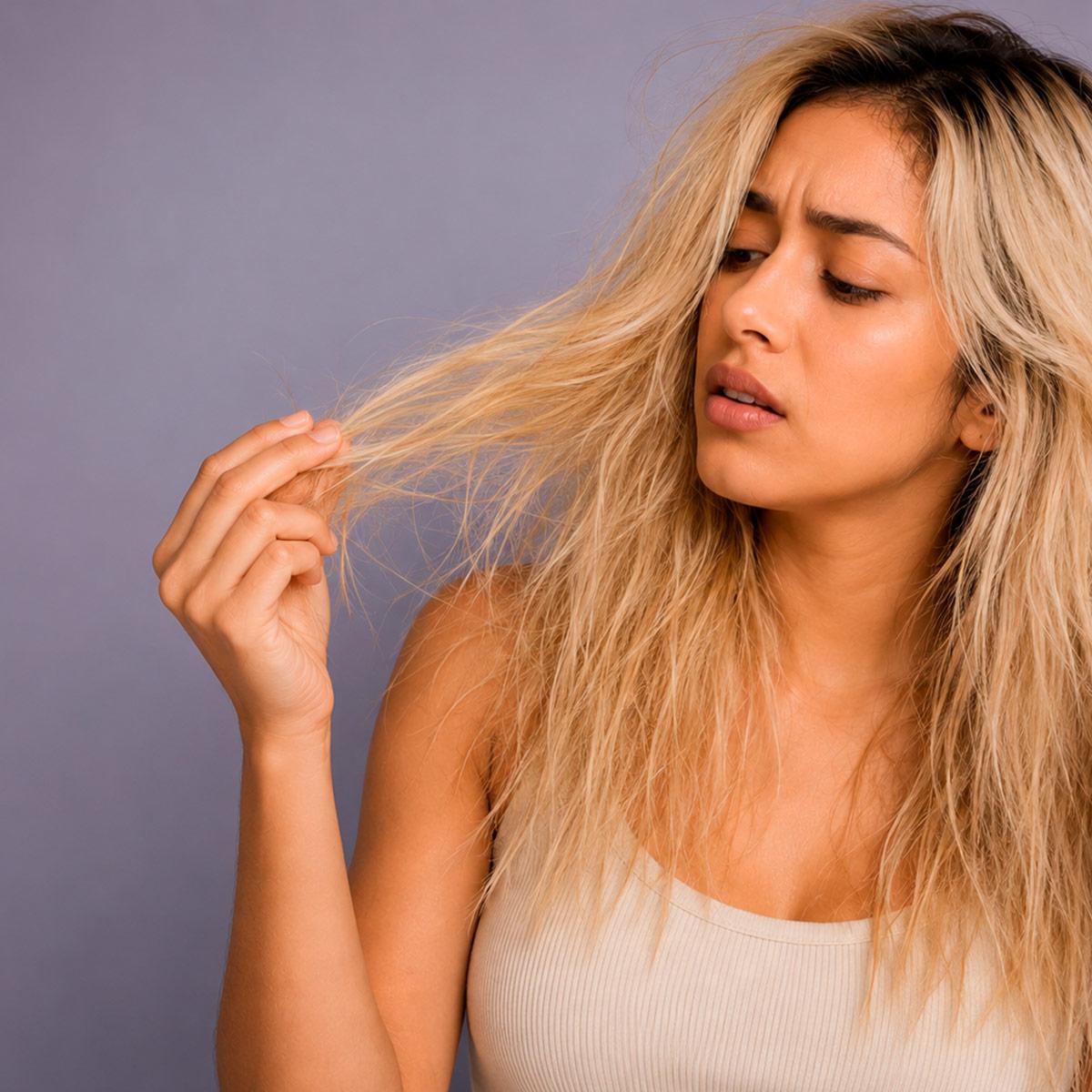 Cabello decolorado