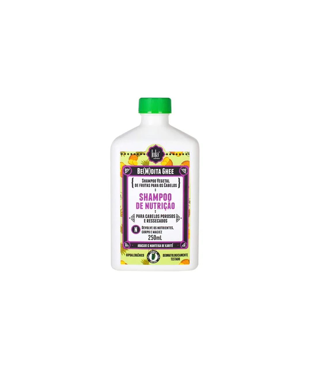 Be(M)dita Ghee Shampoo Nutricional Piña, Girasol y Manteca de Karité